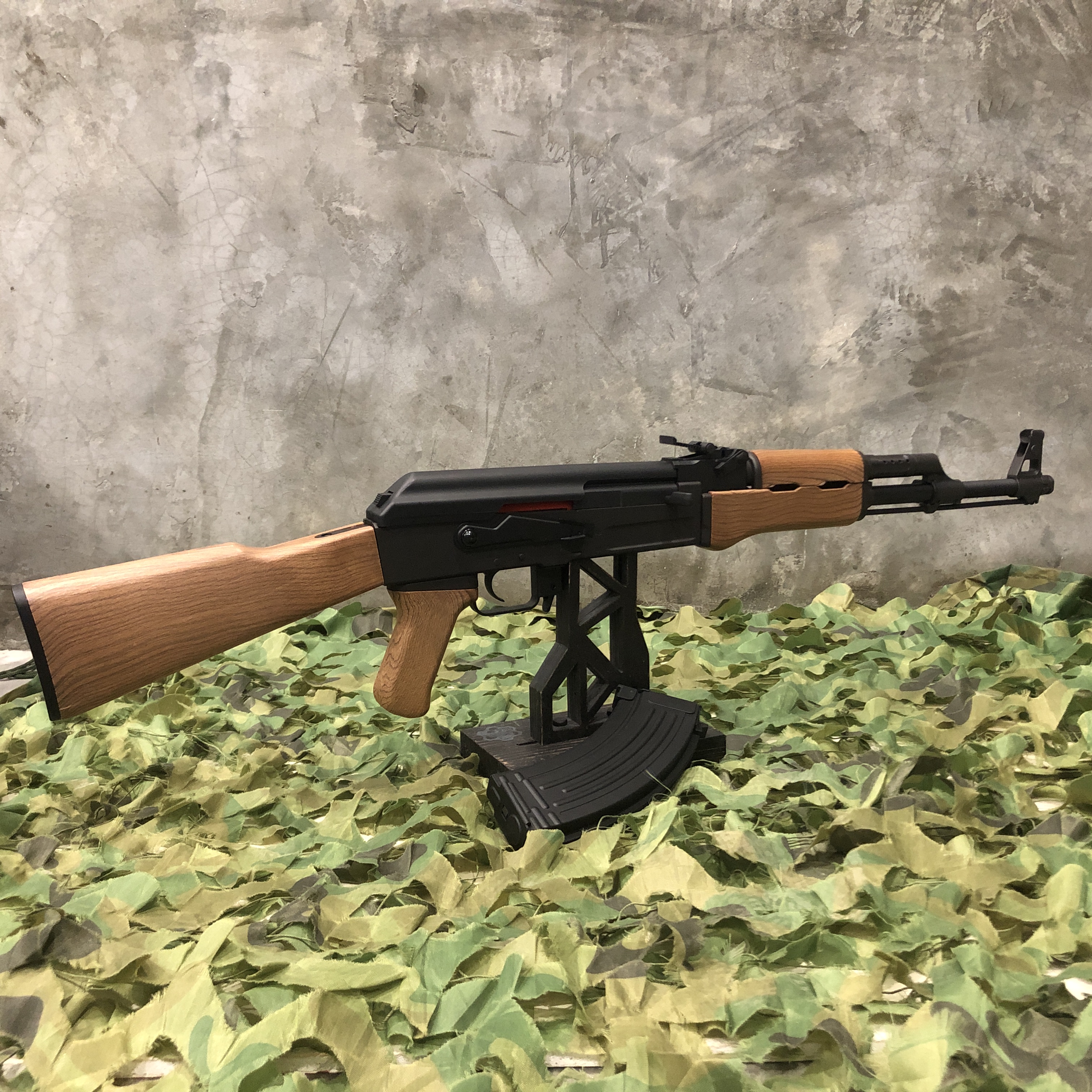 ปืนเจล ปืนเจลไฟฟ้า รุ่น AK47 (Blowback) เฟืองเหล็กยกชุด เวอร์ใหม่ 2024