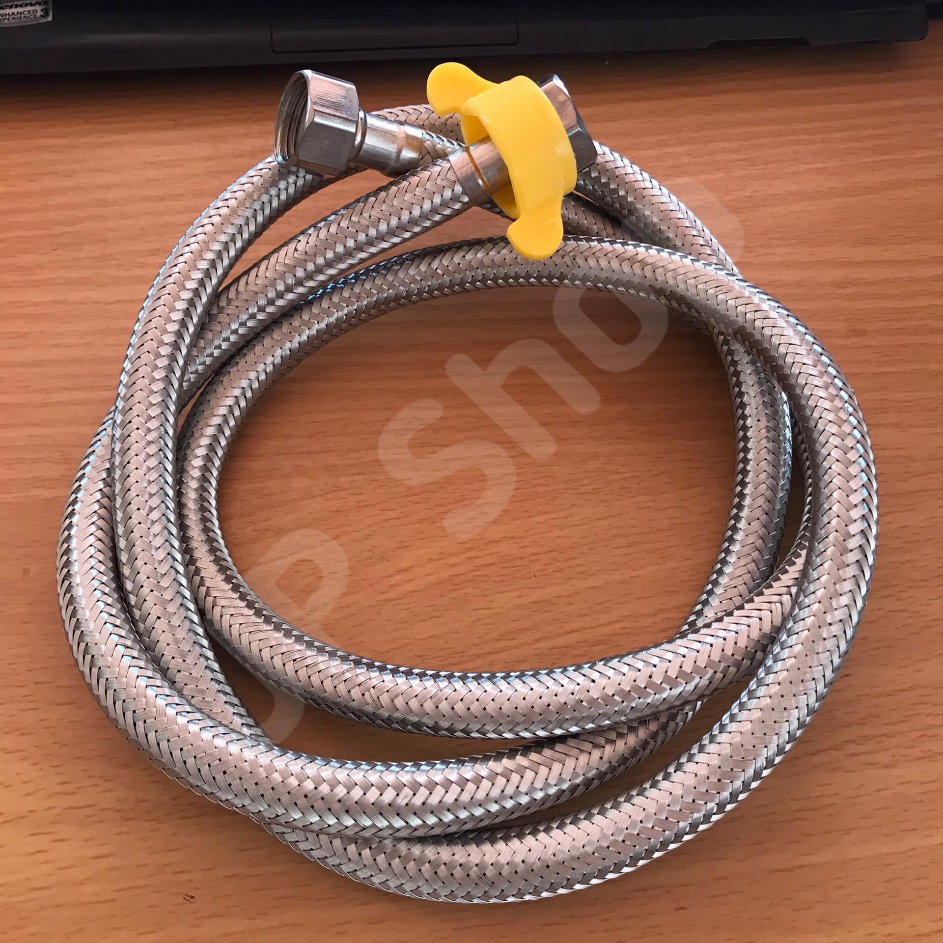 สายน้ำดี ความยาวขนาด 150 ซม. หัวสายสแตนเลส304 เกลียวใน4หุน(1/2") สำหรับต่อน้ำใช้ทั่วไป ห้องน้ำ ห้องครัว #150