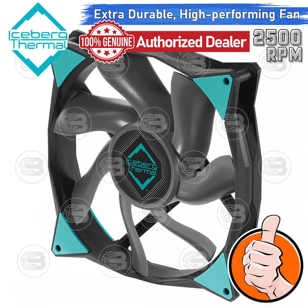 [CoolBlasterThai] Iceberg Thermal IceGALE Xtra 140 Black Fan Case (size 140 mm.) ประกัน 6 ปี
