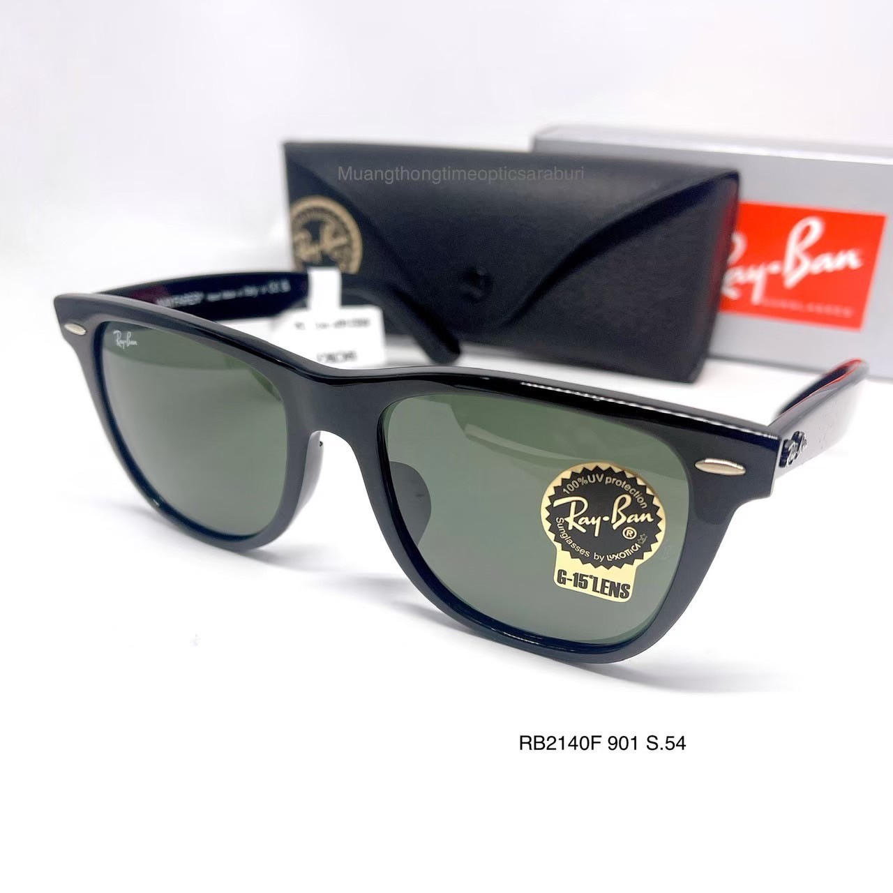 แว่นกันแดด RayBan Wayfarer RB2140F 901 ORIGINAL WAYFARER Size 54 mm