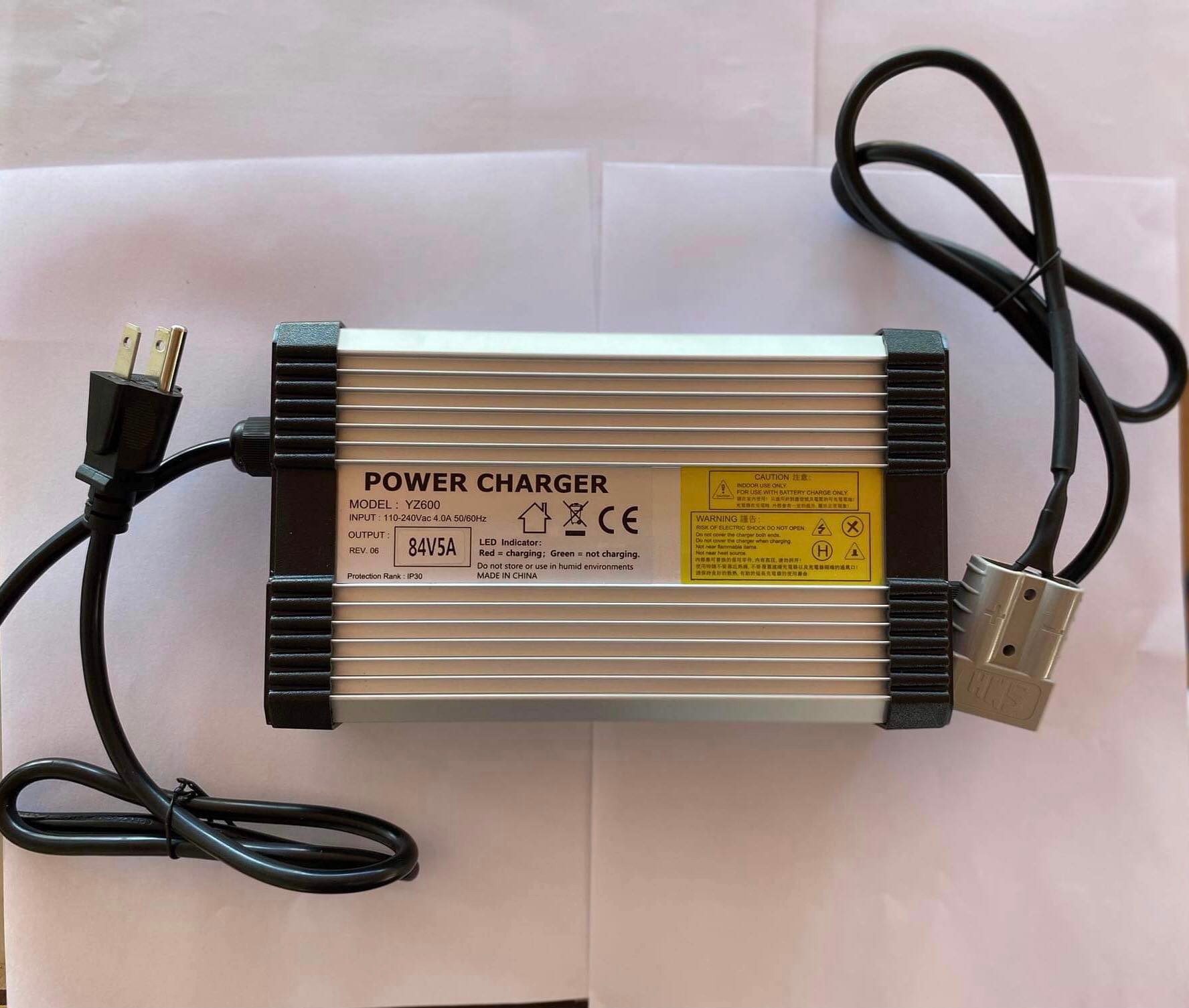 Power Charger GotWay 84V 5A Nikola Msuper X Monster fast charger fit GotWay 84V เครื่องชาร์จแบตเตอรี่รถไฟฟ้า ชุดปลั้กAnderson plug #84841
