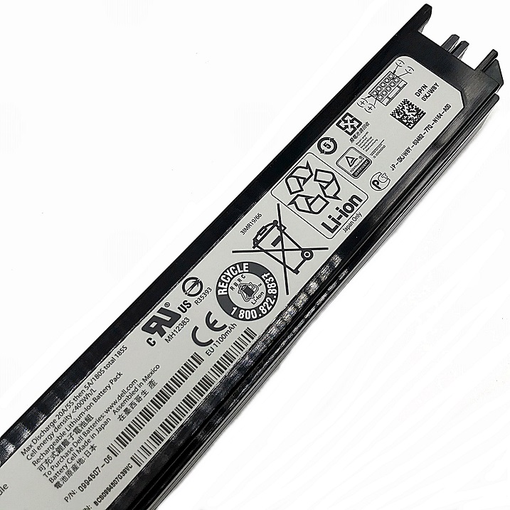 Dell 0XJW8Y / XJW8Y / AP-BR-BATT / 0994507-06 [TorCompTH Thailand - ขาย จำหน่าย ราคา] Dell 11.1V 1100mAh Battery Module for SCV2000 / SCV2020