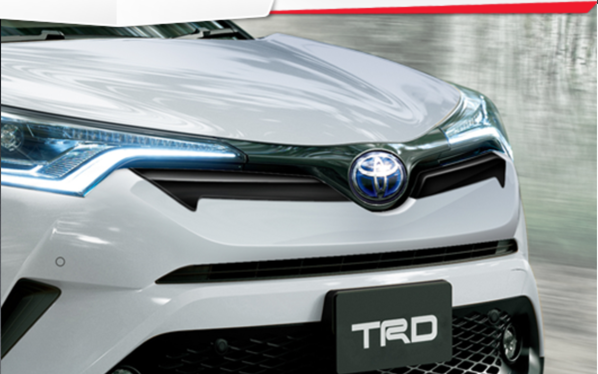 คิ้วตกแต่งกันชนหน้า TRD C-HR