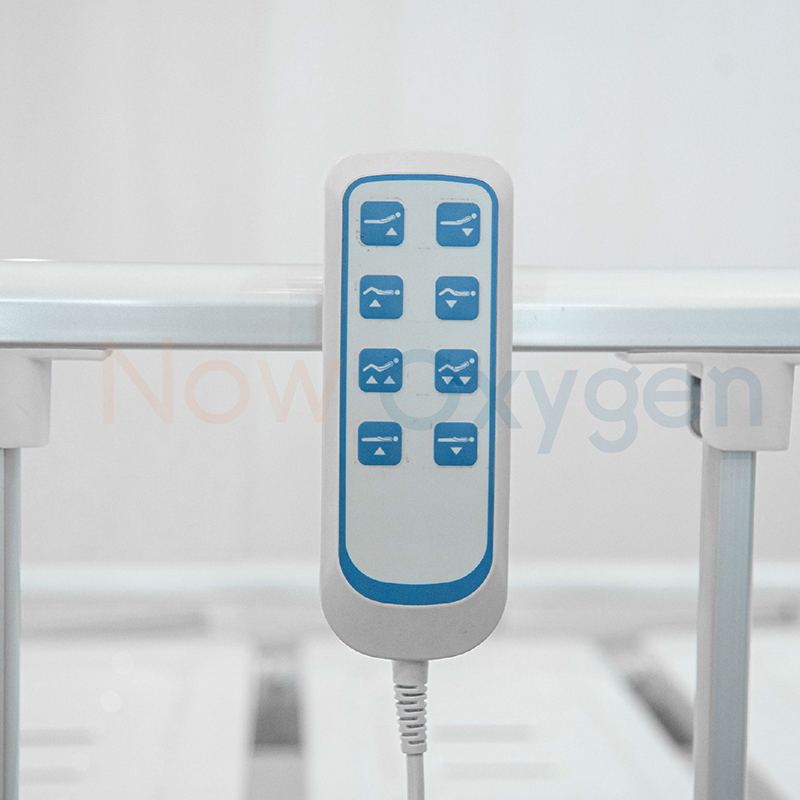 เตียงผู้ป่วย 4 ฟังก์ชั่น ระบบ Hybrid ใช้ได้ทั้งระบบไฟฟ้าและมือหมุน เวลาไฟฟ้าดับก็สามารถปรับด้วยมือหมุนได้ รับประกันศูนย์ไทย 6 ปี