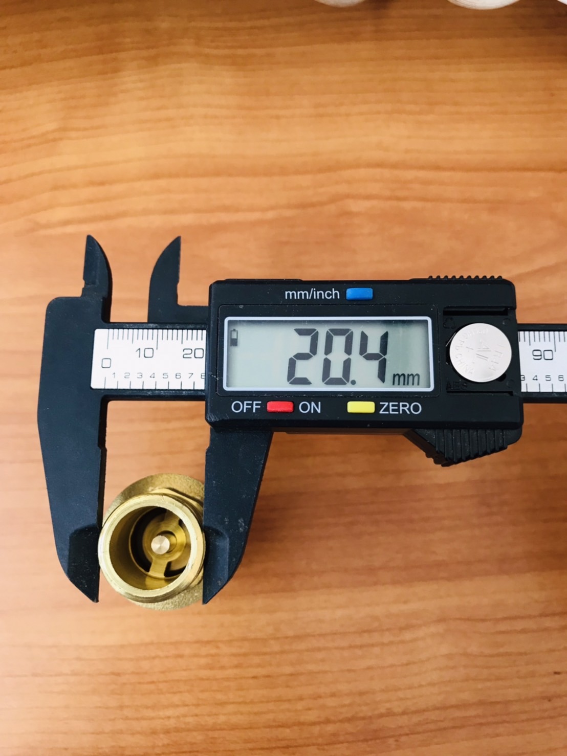 เช็ควาล์วทองเหลือง ขนาด 1/2 นิ้ว เกลียวนอก-นอก ( Brass Check Valve 1/2 inch Male-Male Thread ) #0007