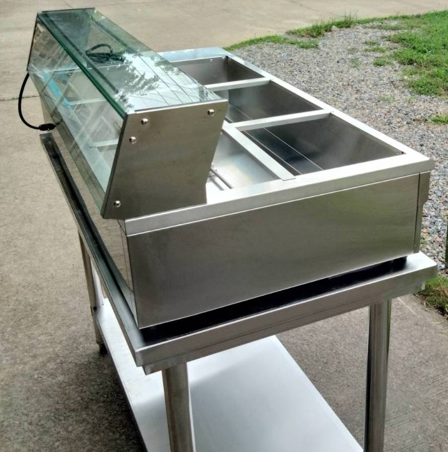 เตาอุ่นอาหารไฟฟ้าสแตนเลส 6 ถาด รุ่น : FQ-B26