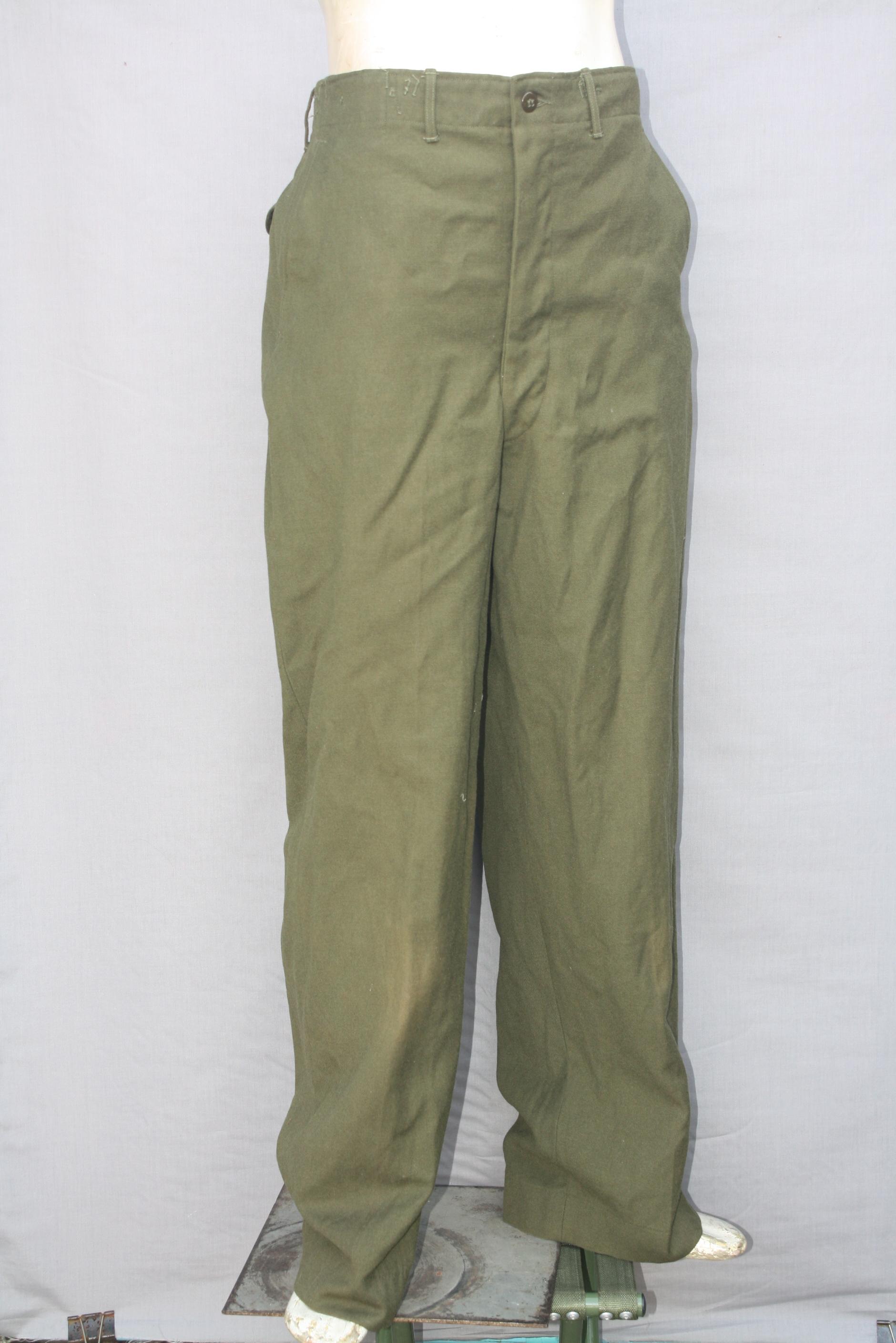ขายแล้ว กางเกงทหารสหรัฐ M51wool 1952