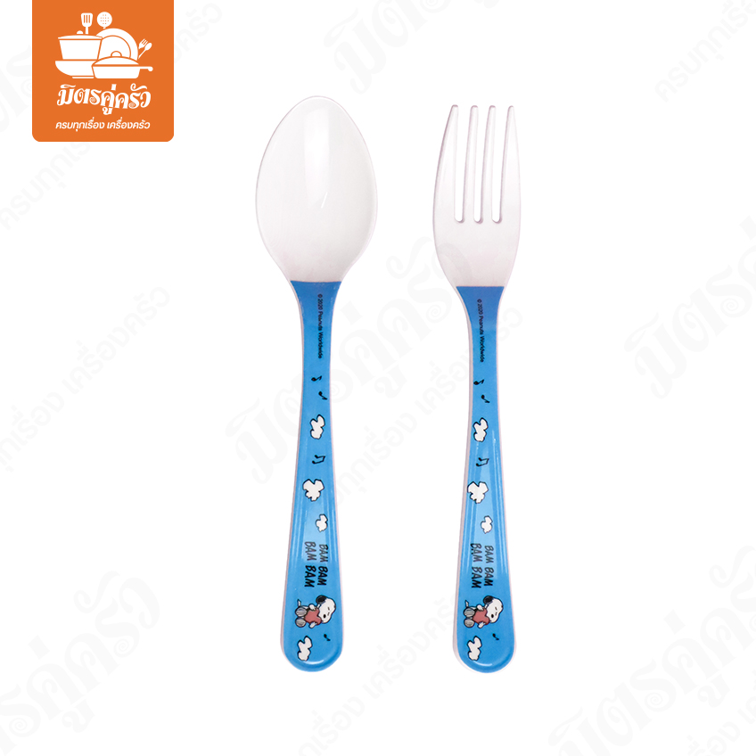 ช้อนส้อมเด็กเมลามีน ช้อนส้อมลายการ์ตูนลิขสิทธิ์แท้ Superware