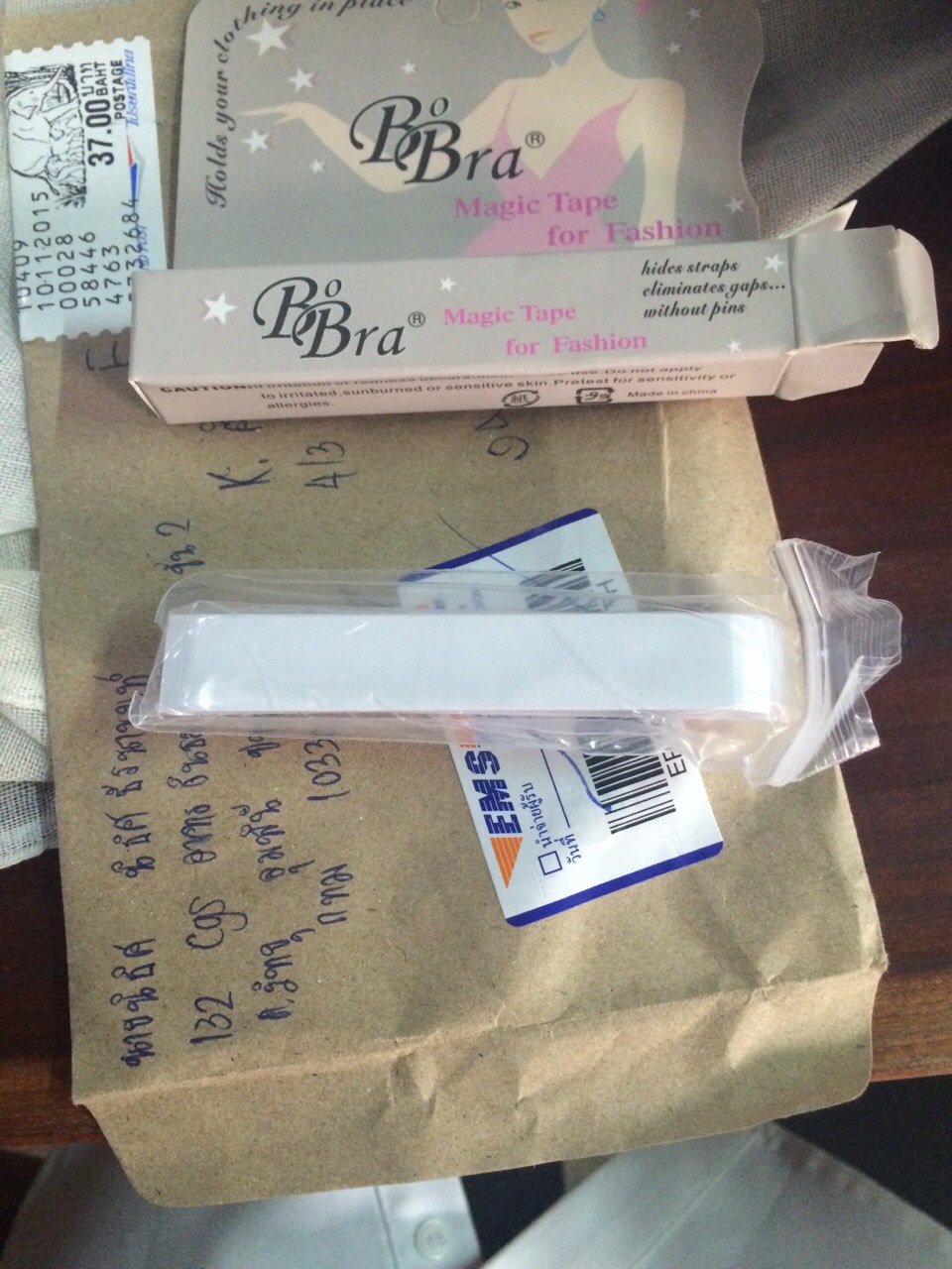 BoBra Hollywood fashion tape เทปกันโป๊ (1*36ชิ้น)