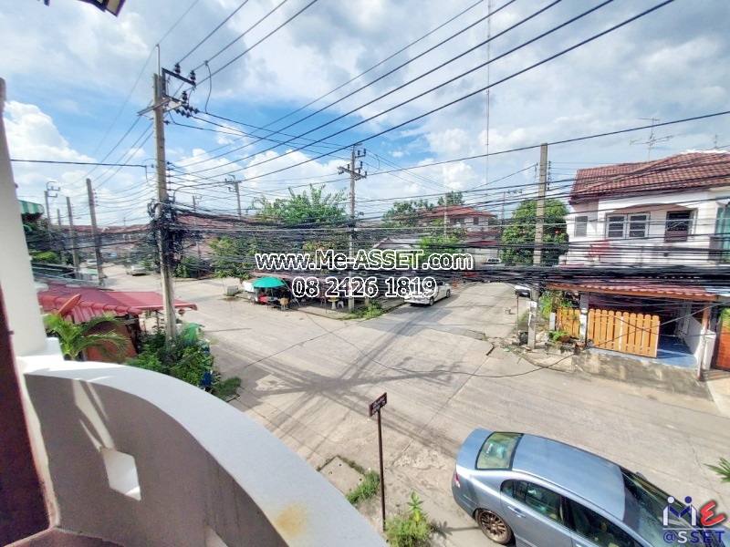 ขายทาวน์เฮ้าส์ หลังมุม ถนนเมน ย่าน วัดกู้ บ้านใหม่ บางพูด ติวานนท์ ปากเกร็ด : ม.เปี่ยมสุข : 2 ชั้น 21.8 ตร.วา