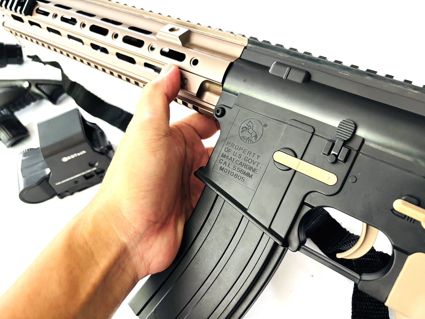 ปืนเจล ปืนเจลไฟฟ้า รุ่น AR-15 (Semi Auto&Full Auto)