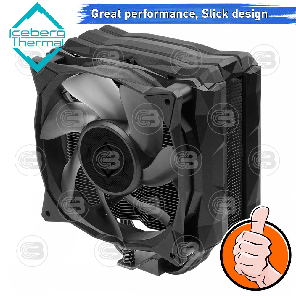 [CoolBlasterThai] Iceberg Thermal IceSLEET G4 Midnight Multi Compatible Tower CPU Cooler with A-RGB