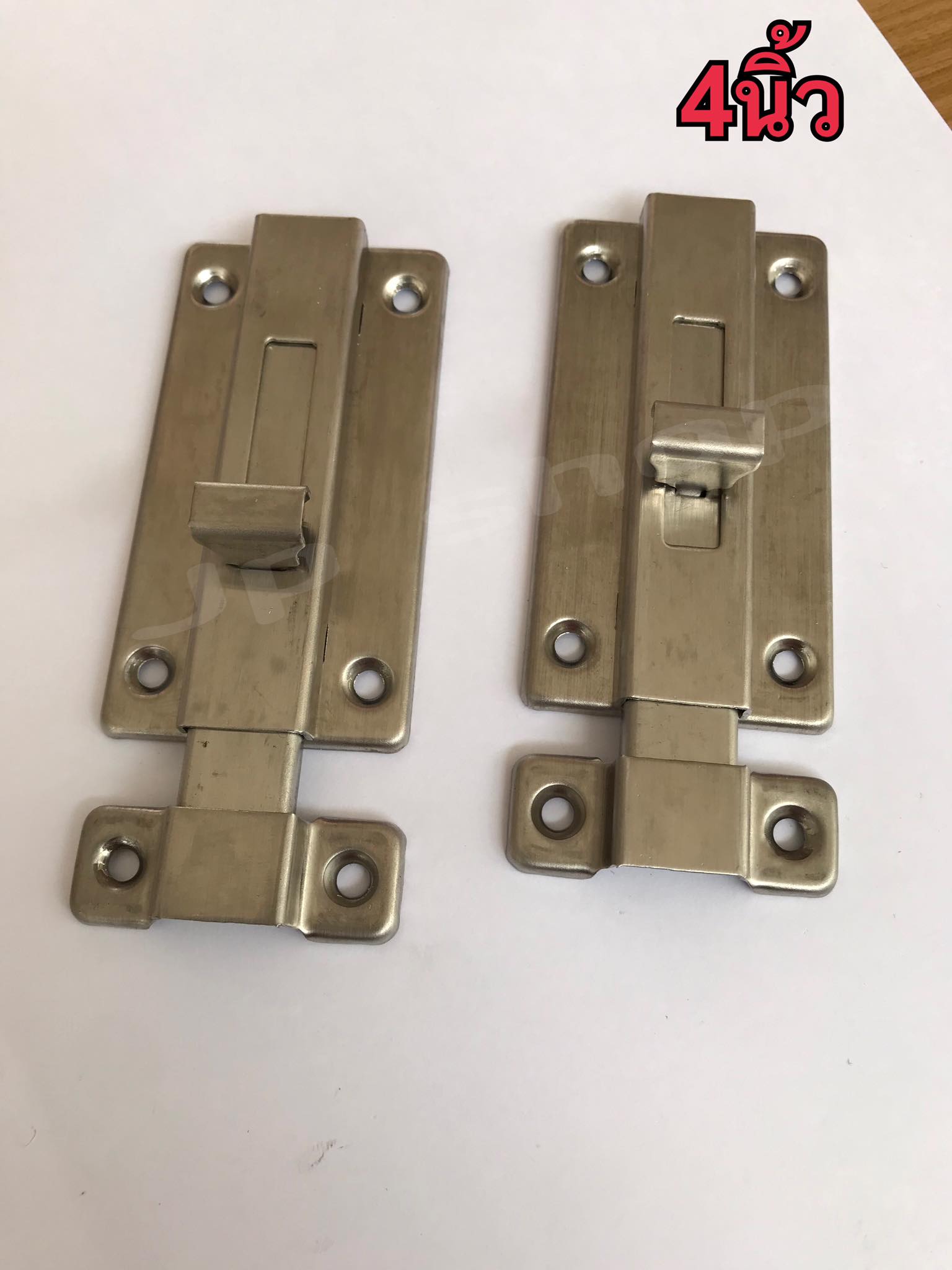 กลอนประตู กลอนสแตนเลส กอนประตูห้องนํ้า กลอนหน้าต่าง ขนาด4นิ้ว สแตนเลสอย่างดี ไม่เป็นสนิม #891244