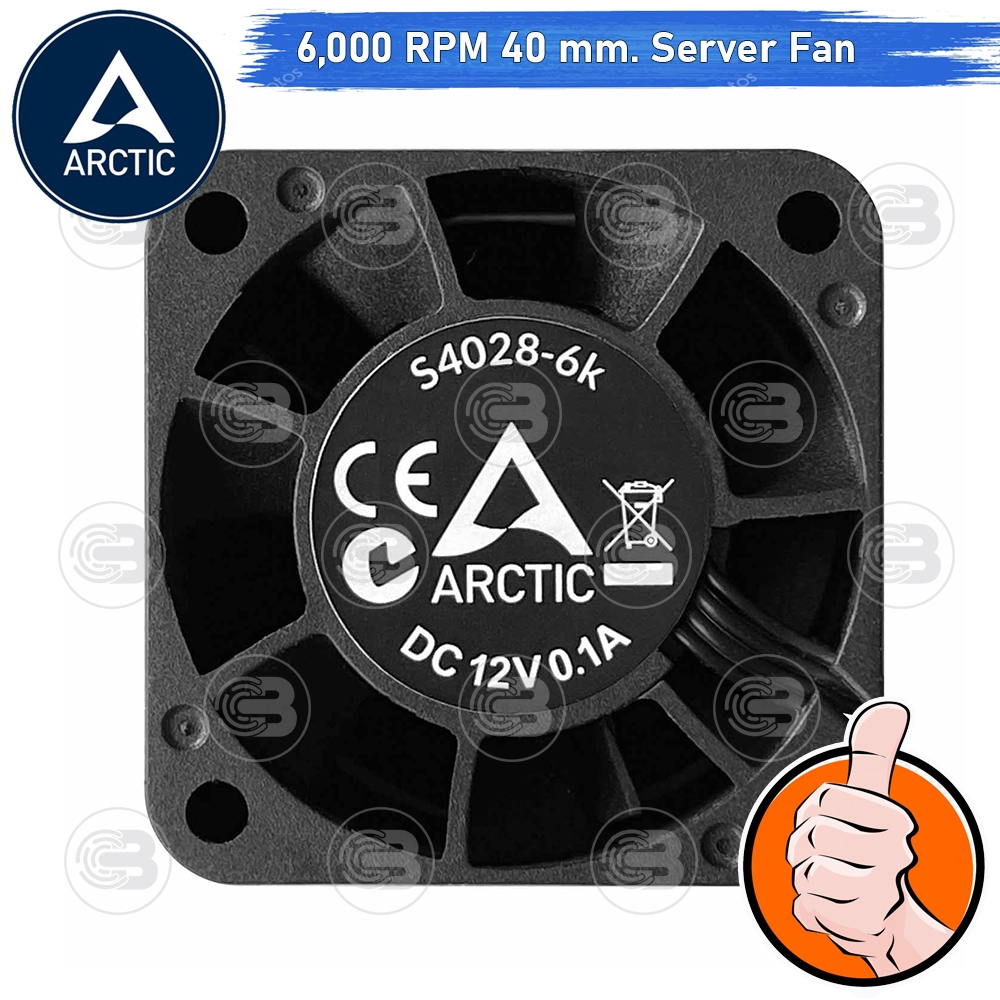 [CoolBlasterThai] ARCTIC S4028-6K 6000 RPM (size 40 mm.) Fan Case ประกัน 6 ปี
