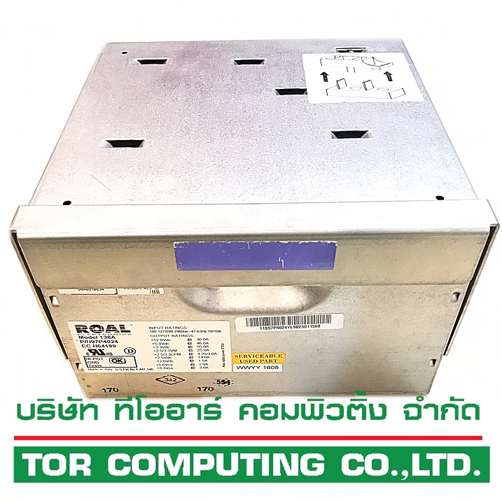REF, IBM 97P4024 21P6417 53P2830 24L1400 53P1079 [TorCompTH Thailand - ขาย จำหน่าย ราคา] IBM 575W Hot Swap Power Supply Model 138A for 7025-F80, 7025-6F1, P620 9406-820, 9406-5075 Expansion