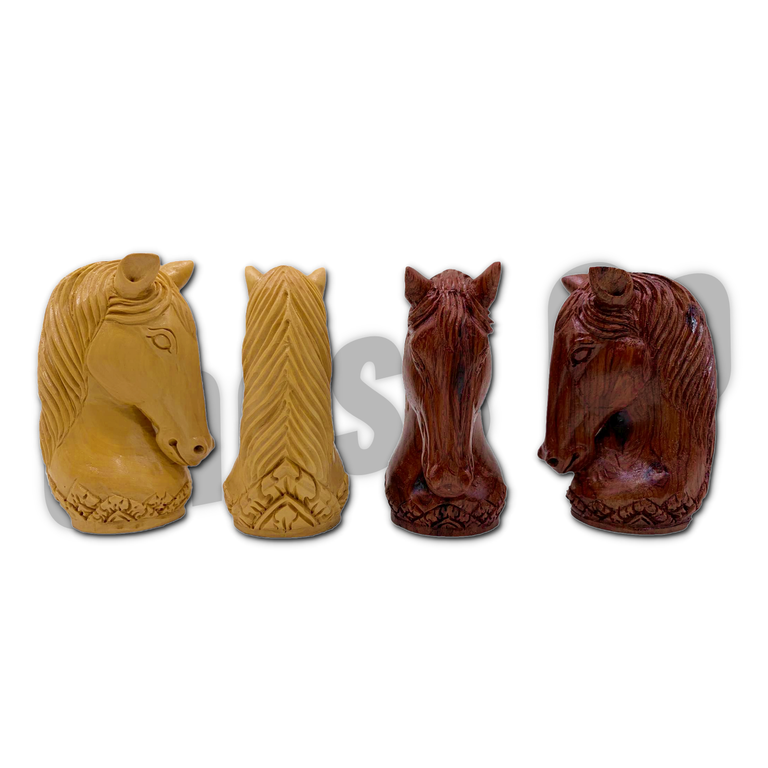 ตัวหมากรุกไทยไม้เนื้อแข็ง รุ่น Champion set C