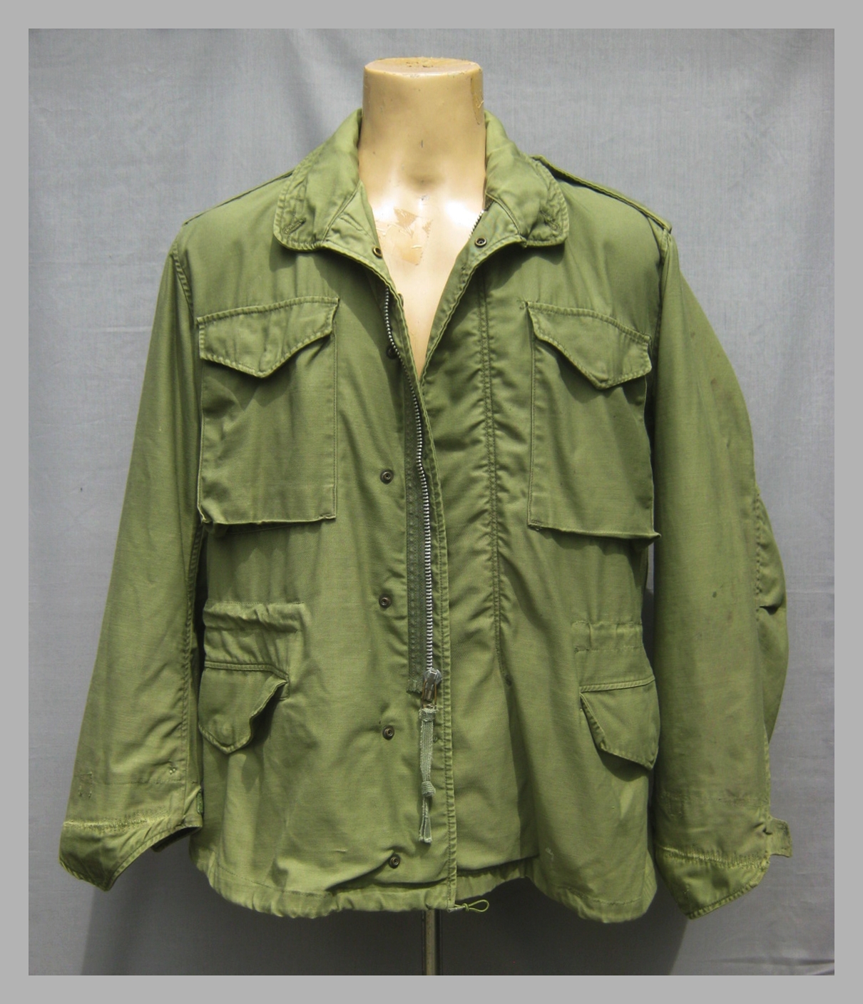 ขายแล้ว เสื้อทหาร สหรัฐ M65 Class1 Pattern3 Medium short