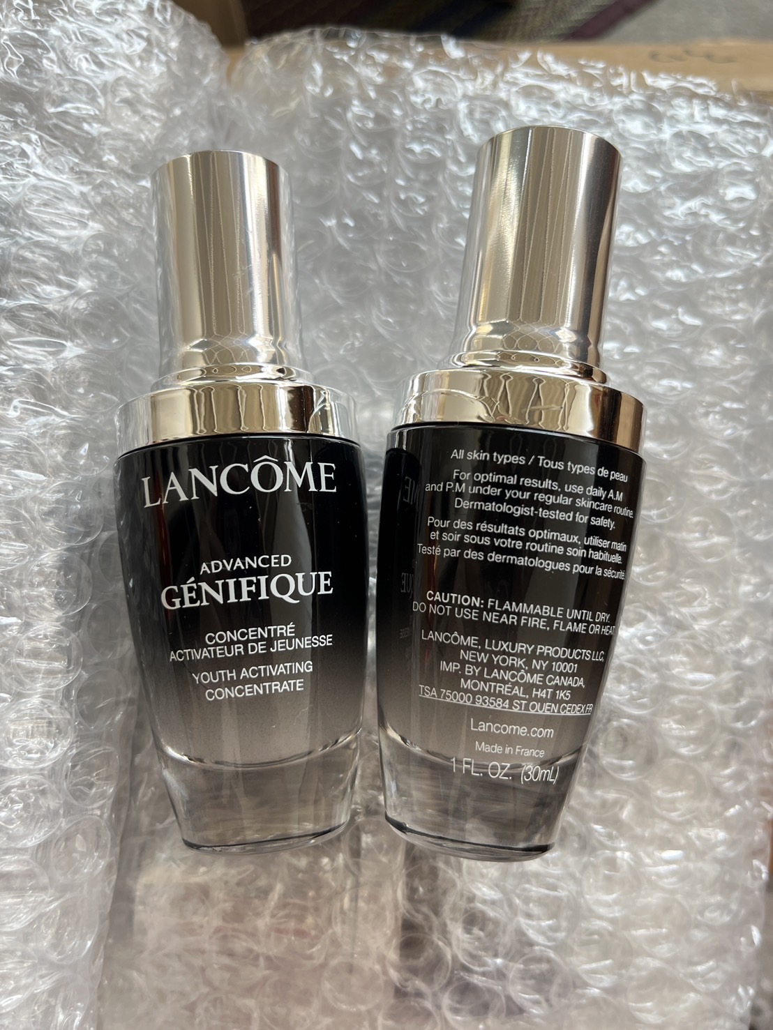 รุ่นไม่มีกล่อง Lancome Advanced Genifique Youth Activating Concentrate 30ml. ของแท้ (1ขวด)