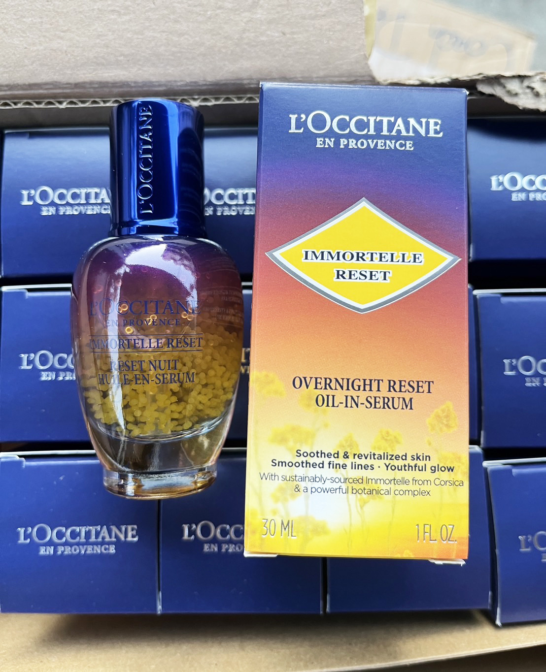 L'Occitane Immortelle Reset Overnight Reset Oil In Serum 30ml. เซรั่มออยล์