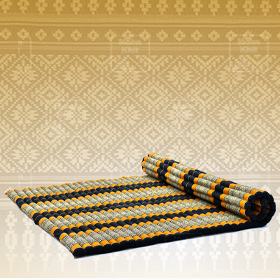 ที่นอนระนาดจัมโบ้ ที่นอนสุขภาพ ไม่ปวดหลัง 6 ฟุต(180x180Cm) //Wave mattresses Spa//Our traditional roll-up Thai Mattress is hand stuffed with natural kapok.