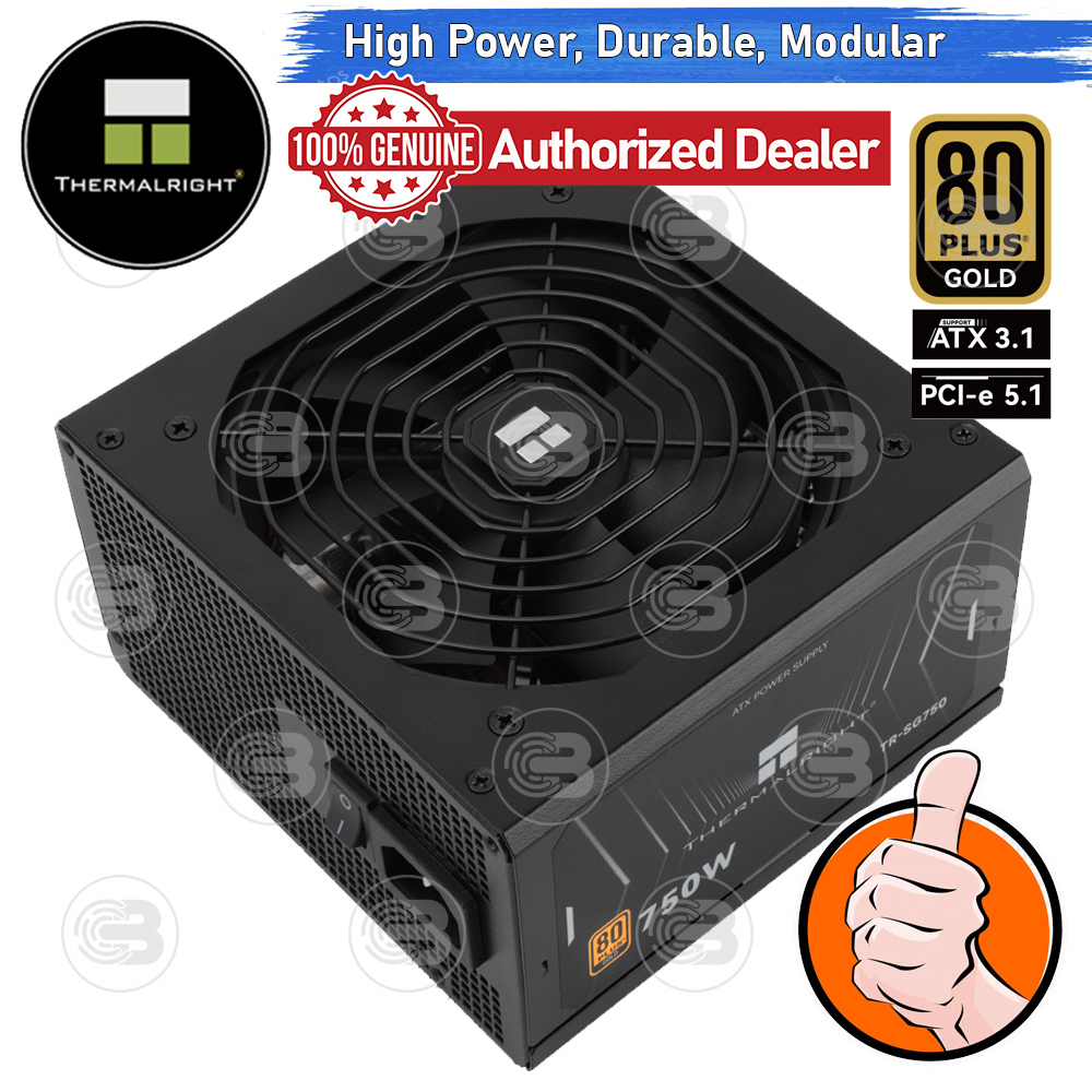 [CoolBlasterThai] Thermalright Power Supply 750W 80 Plus Gold Full Modular (SG 750) ประกัน 5 ปี