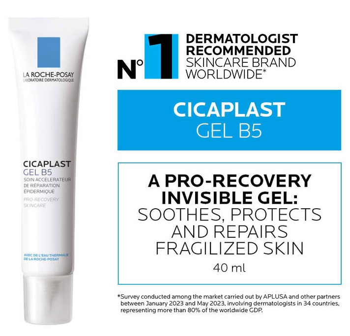 La Roche Posay Cicaplast Gel B5 40ml. ของแท้ หิ้วต่างประเทศ