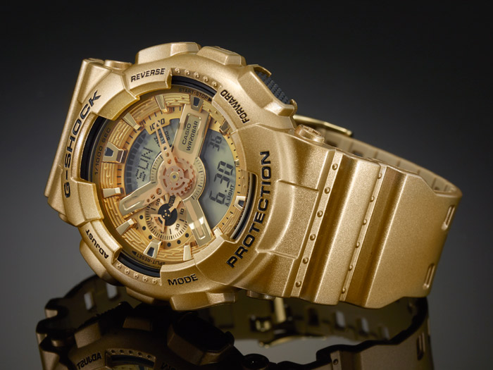 Casio G-Shock Limited model Crazy Gold series Resin Strap รุ่น GA-110GD-9ADR - Gold