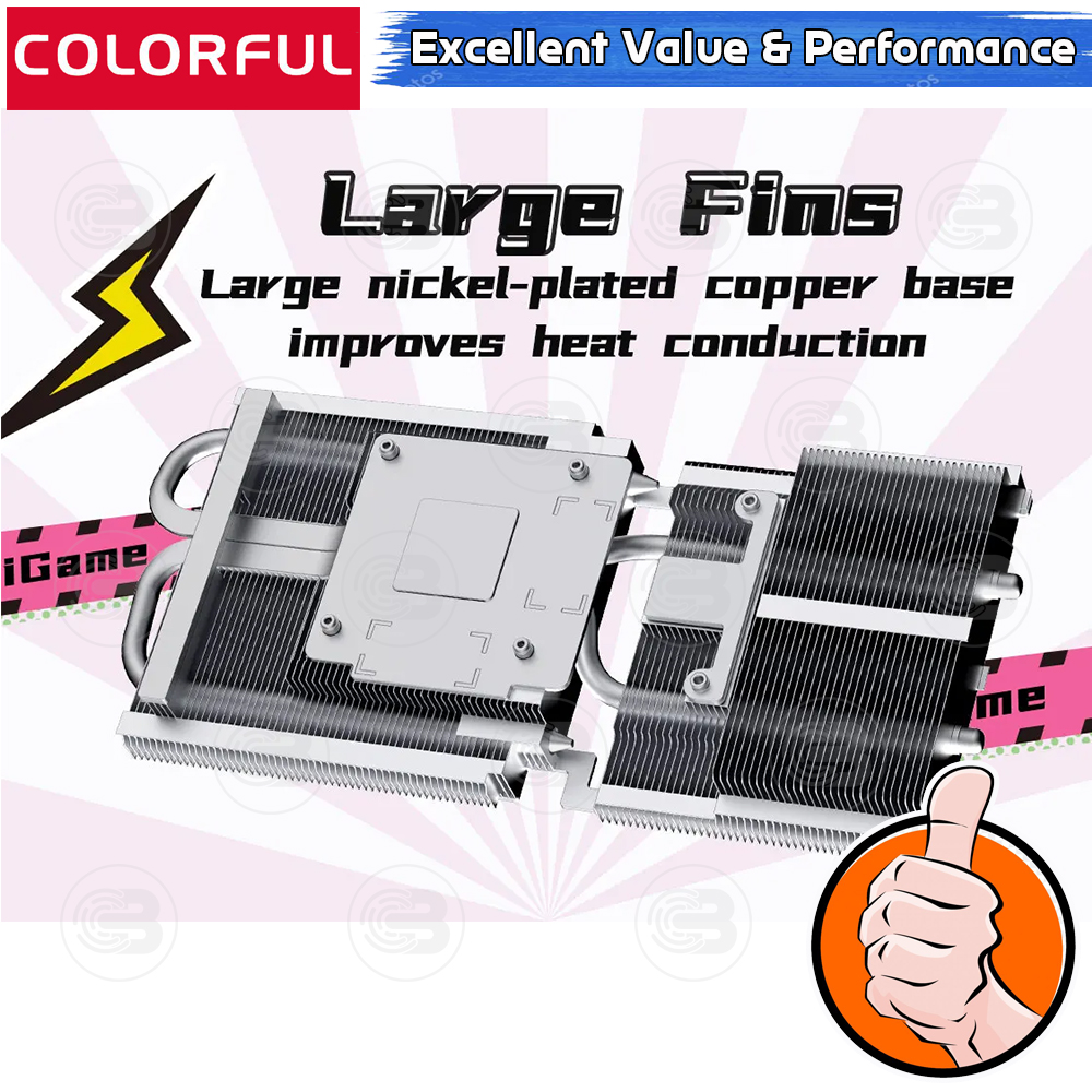 [CoolBlasterThai] COLORFUL VGA iGame GeForce RTX 5060 Ultra W DUO OC 8GB-V (3Y)