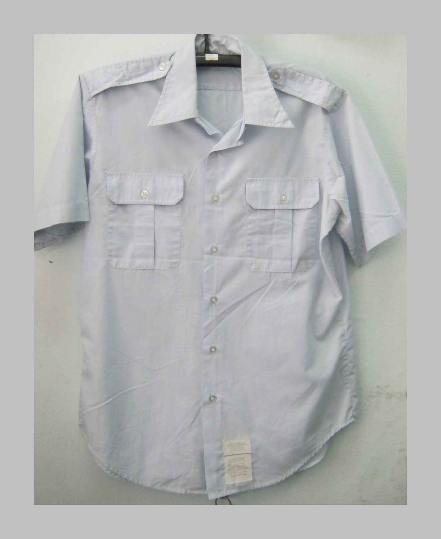 เสื้อทหาร USA แขนสั้นสีฟ้า
