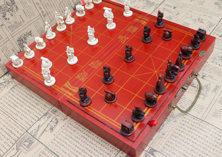 ชุดหมากรุกจีนกองทัพจีนแบบพับ L