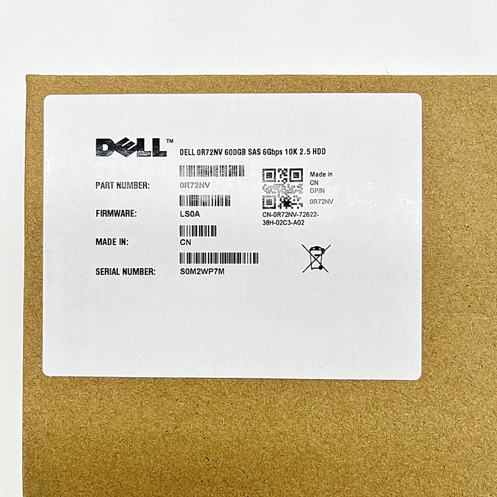 NEW DELL 0R72NV R72NV [TorCompTH Thailand ขาย จำหน่าย ราคา] Dell 600GB 10K 6G 2.5IN SAS HDD