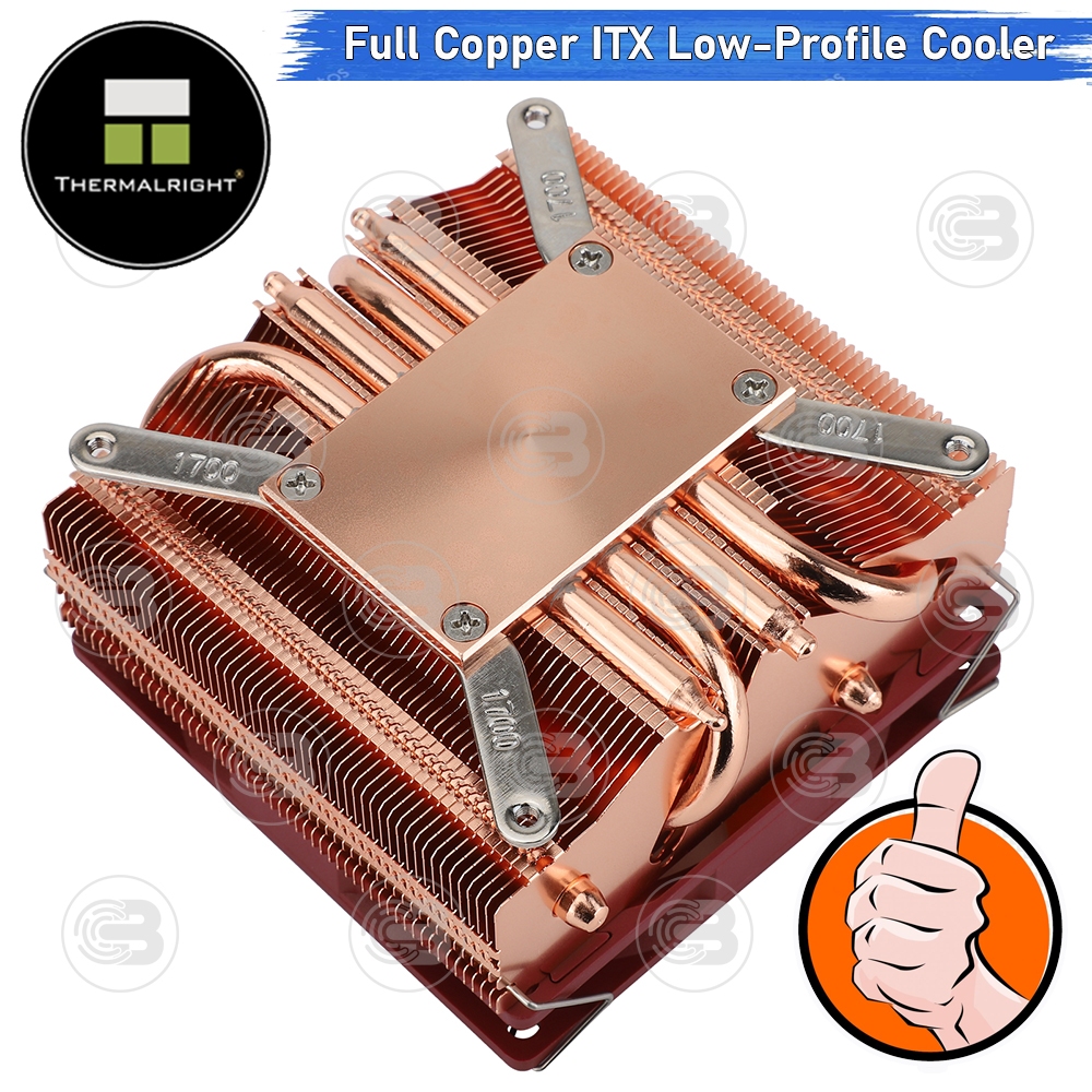 [CoolBlasterThai] Thermalright AXP90 X53 Full Copper Low-Profile CPU Cooler with 4 Heatpipes (AM5/LGA1851 Ready)