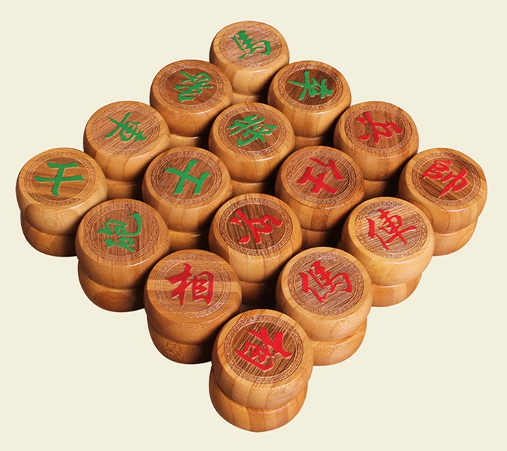 ชุดหมากรุกจีนไม้ไผ่มาตรฐาน