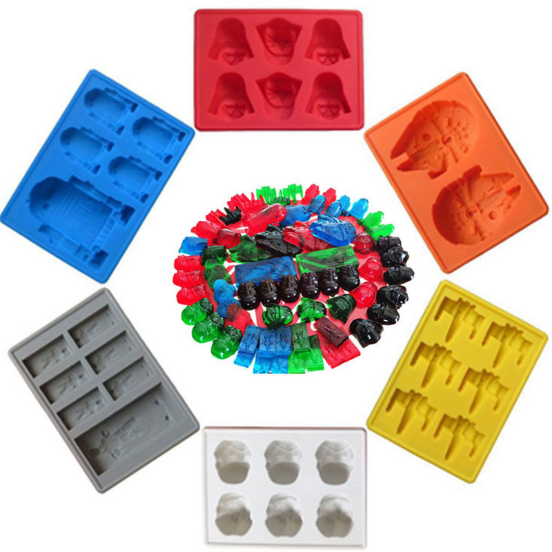 แม่พิมพ์ Star Wars ทำน้ำแข็ง ขนม วุ้น ปูนปลาสเตอร์ - Star Wars Ice Tray