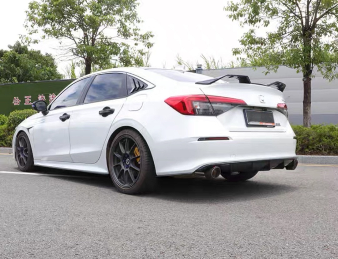 ชุดลิ้นหลัง ดิฟฟิวเซอร์ Civic FE 2022 พร้อมชุดท่อคู่