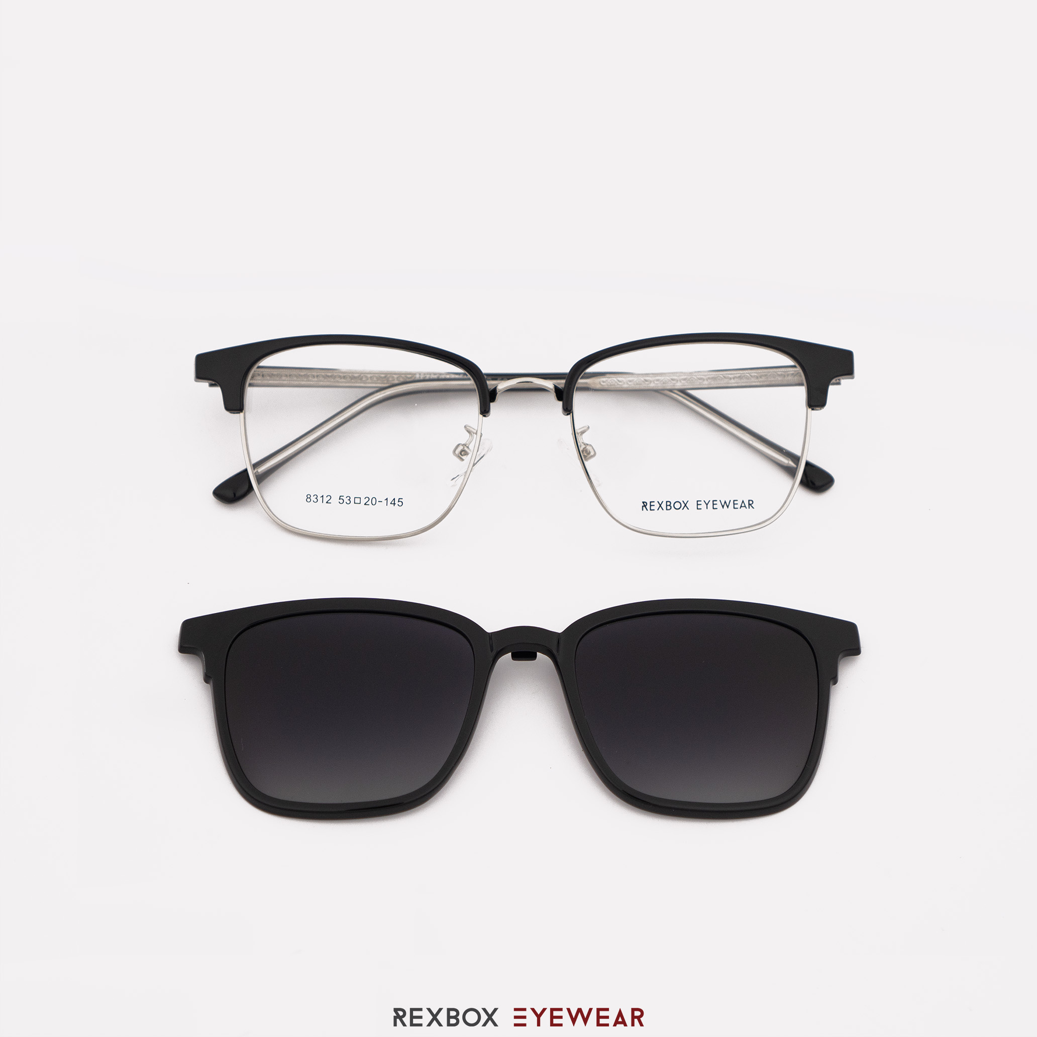 Rexbox รุ่น New Club Master สี Black Silver