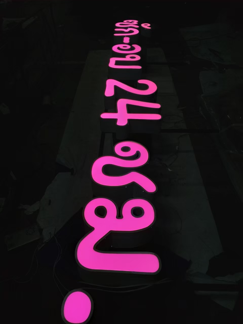 งานป้ายกล่องไฟ