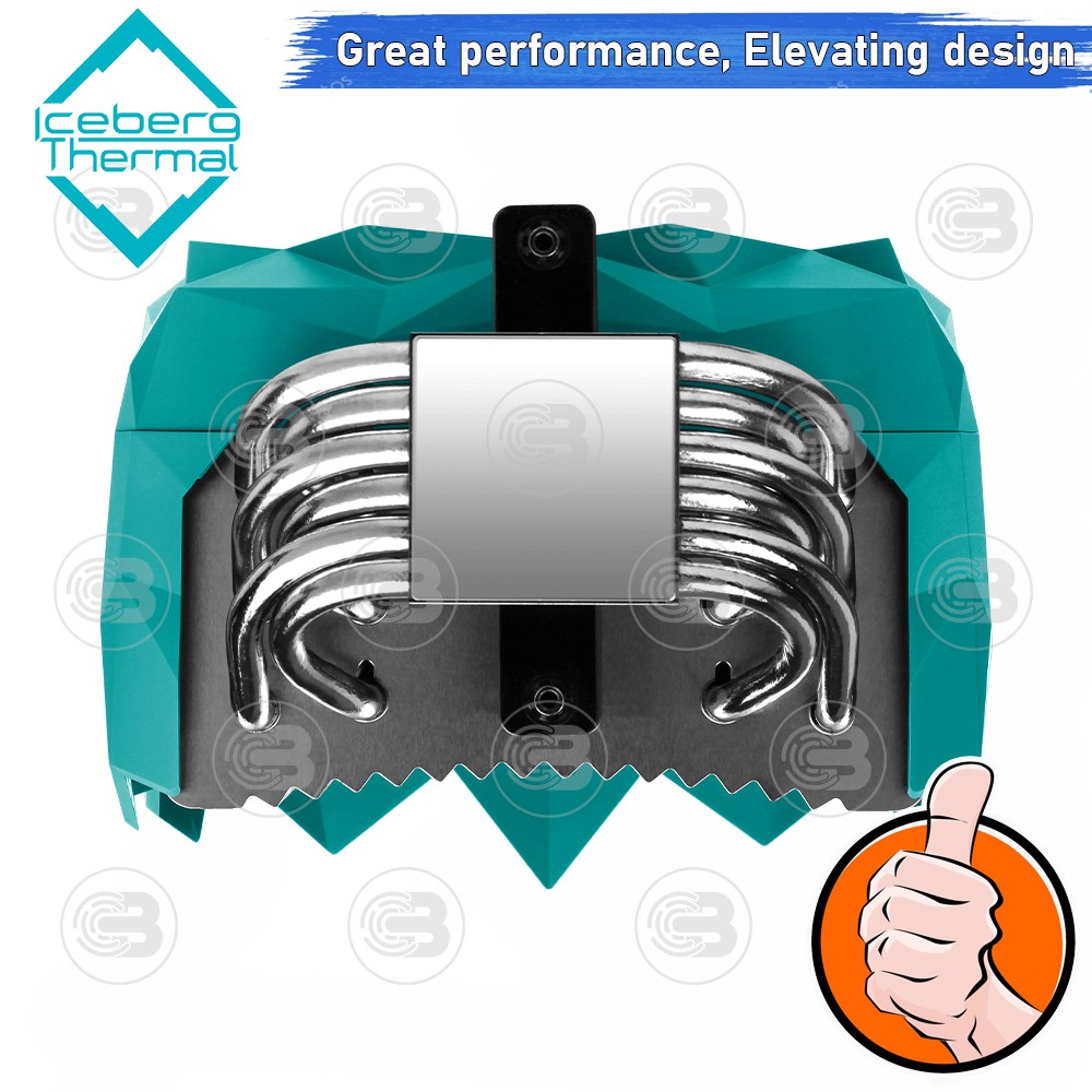 [CoolBlasterThai] Iceberg Thermal IceSLEET X6 Multi Compatible Tower CPU Cooler with A-RGB ประกัน 2 ปี