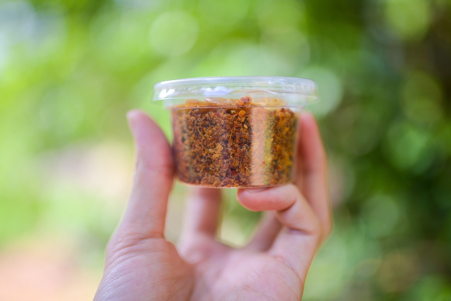 น้ำพริกกุ้งเสียบพร้อมทาน😋 กลุ่มแม่บ้านบางเตง👨🏻🍳