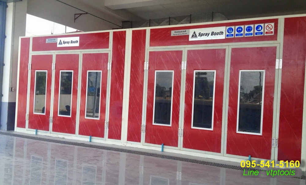 ห้องอบพ่นสีรถยนต์ ระบบอินฟราเรด รุ่น 8200i