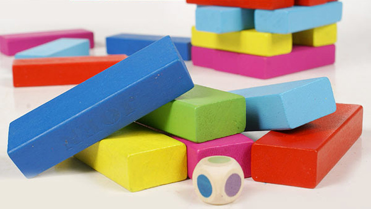 เกมตึกถล่มไม้สี Folds High (เกรดB)