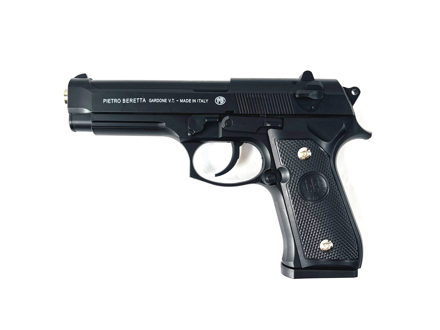 ปืนอัดลมสั้น รุ่น Beretta ระบบชักยิงทีละนัด