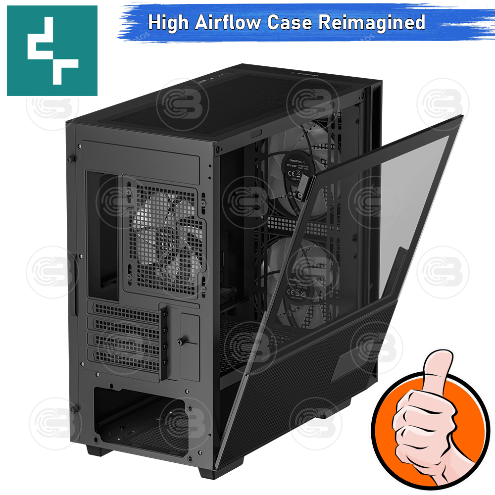 [CoolBlasterThai] DEEPCOOL CH360 Digital Micro-ATX High-Airflow PC Case ประกัน 1 ปี