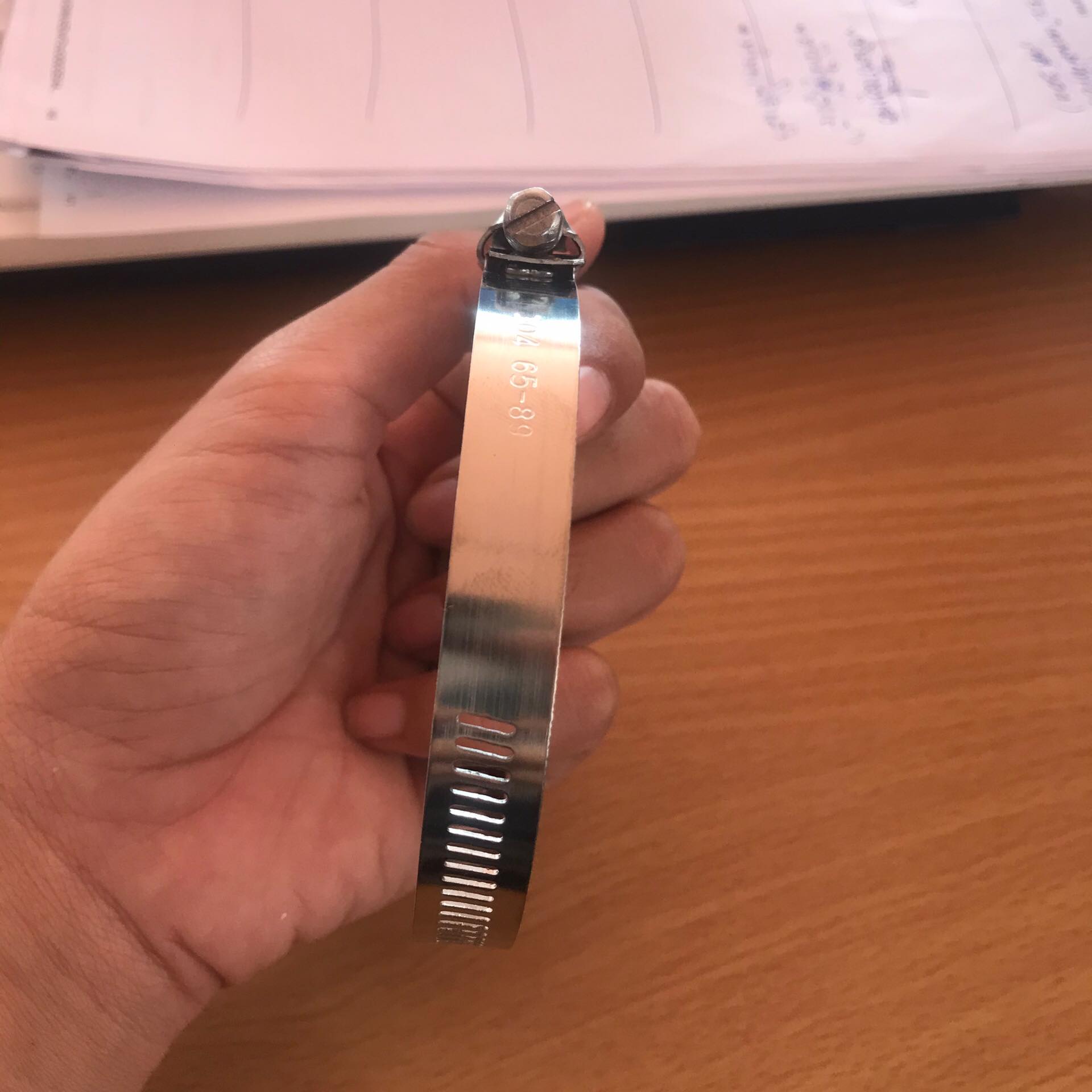 ปลอกรัด 65-89 (12 มม.) แคลมป์รัดท่อสแตนเลส 304 #6589