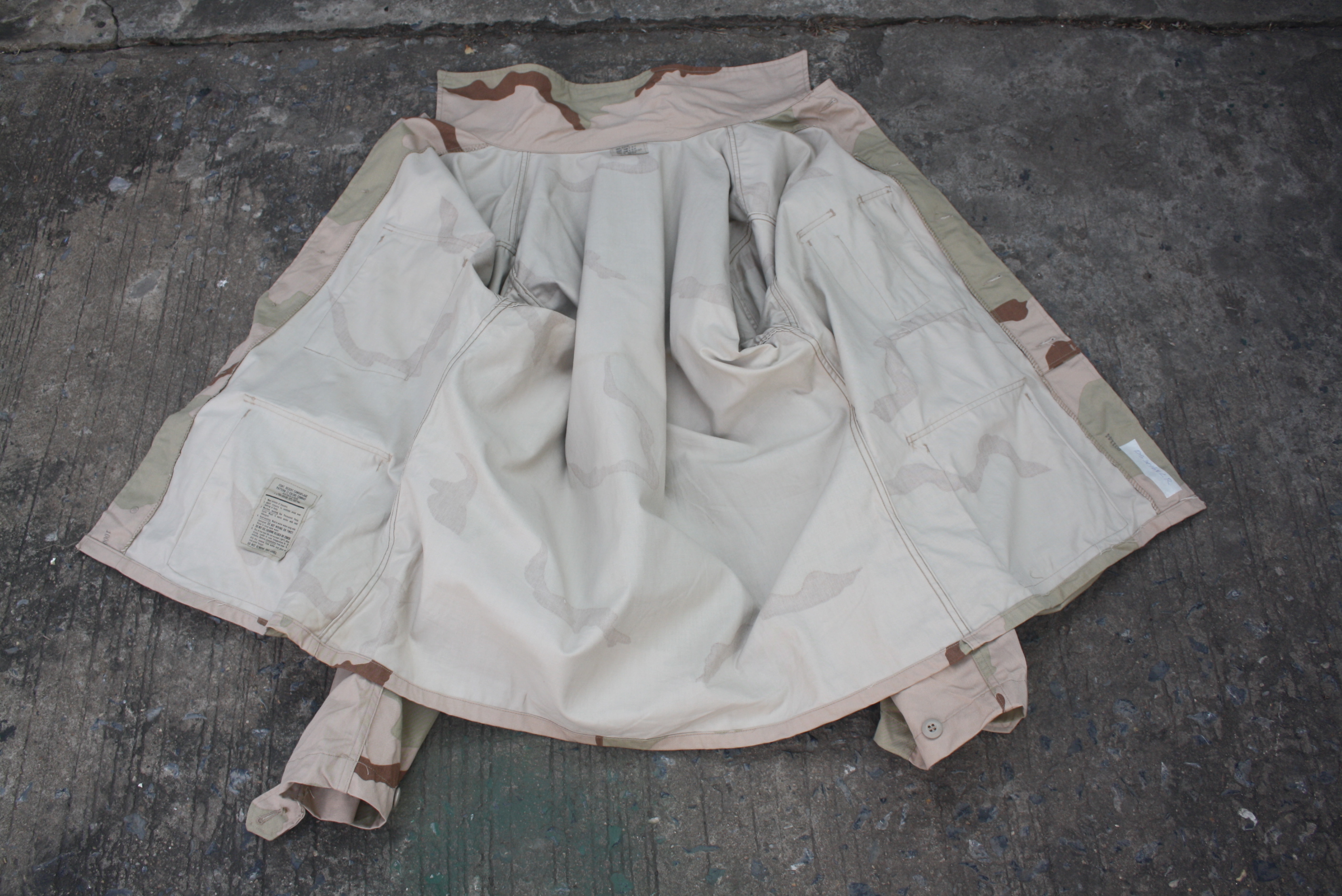 เสื้อทหารสหรัฐ ลายพรางสามสี large Regular