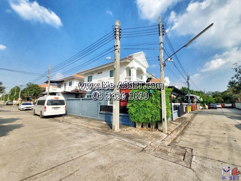 ขายบ้านเดี่ยวหลังมุม ย่าน ศรีวารีน้อย หัวตะเข้ บางโฉลง บางพลี บางนา-ตราด : ม.นิรันดร์แกรนด์ Nirun Grand : 2 ชั้น 55.4 ตร.วา