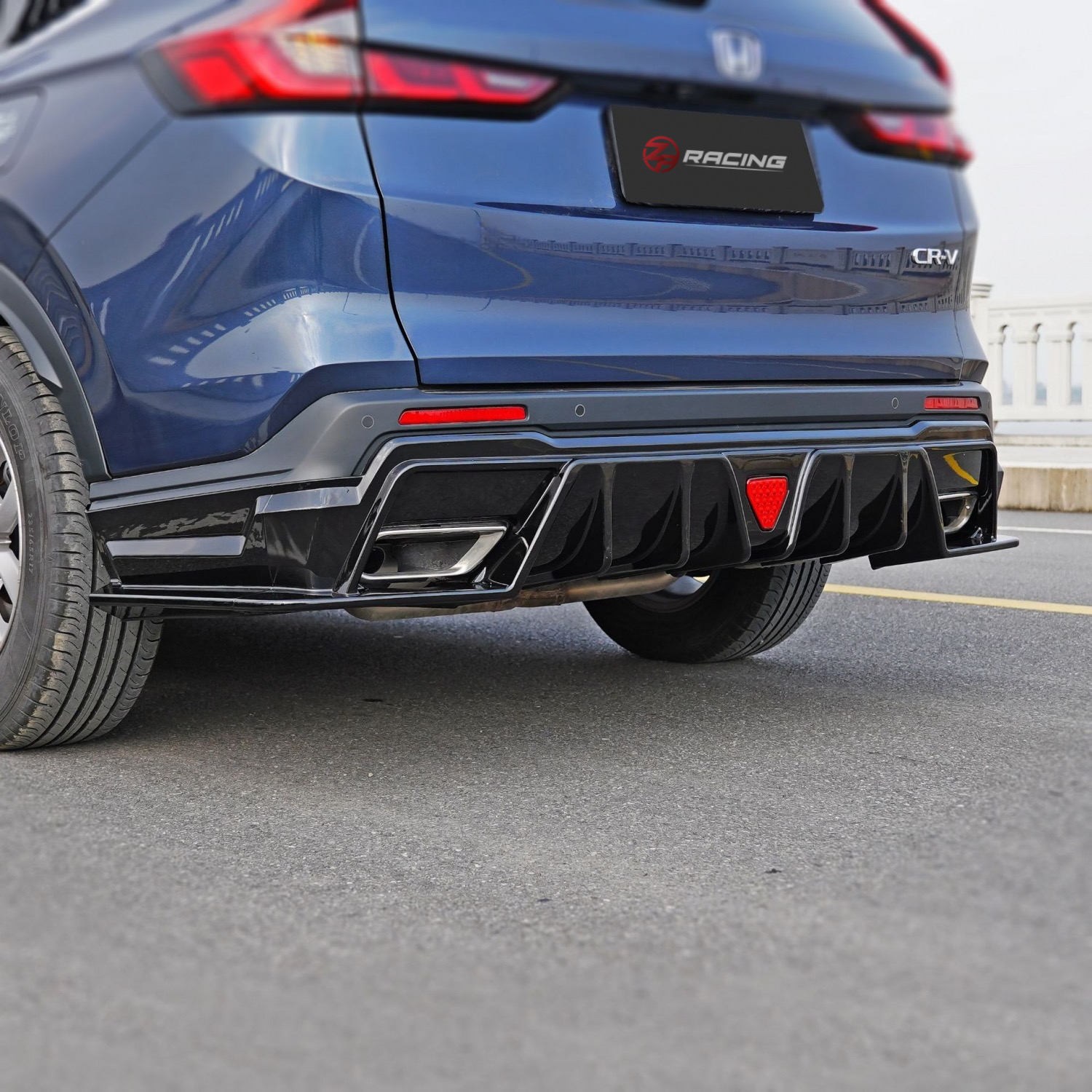 ชุดลิ้นหลัง Diffuser หลัง Honda CR-V(G6) 2023-2026 รุ่น 78thGarage V.1