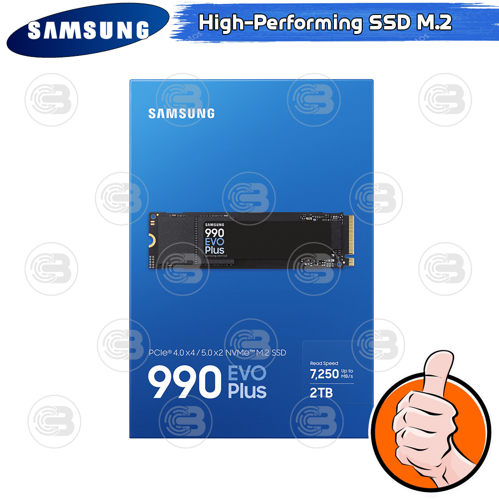 [CoolBlasterThai] SAMSUNG 990 EVO Plus NVMe M.2 SSD PCIe Gen 4.0 2TB ประกัน 5 ปี (MZ-V9S2T0BW)