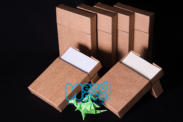 กระดาษโน๊ต พร้อมกล่องนํ้าตาล