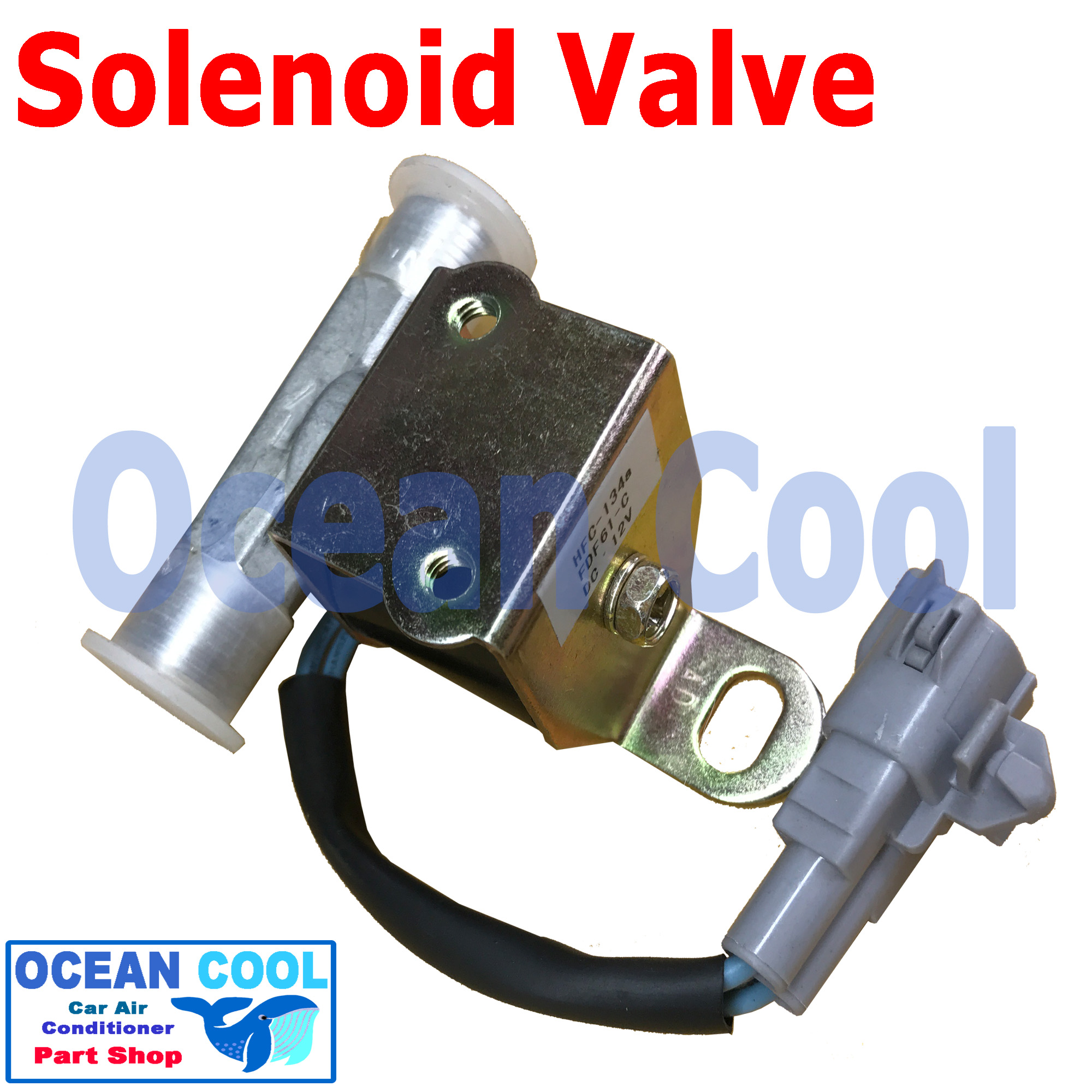 โซลินอยด์ วาล์ว 2หุนครึ่ง ตู้หลัง O-Ring Solenoid Valve (Rear) EV0023 12V อะไหล่ แอร์ รถยนต์ โซลินอยด์วาวล์